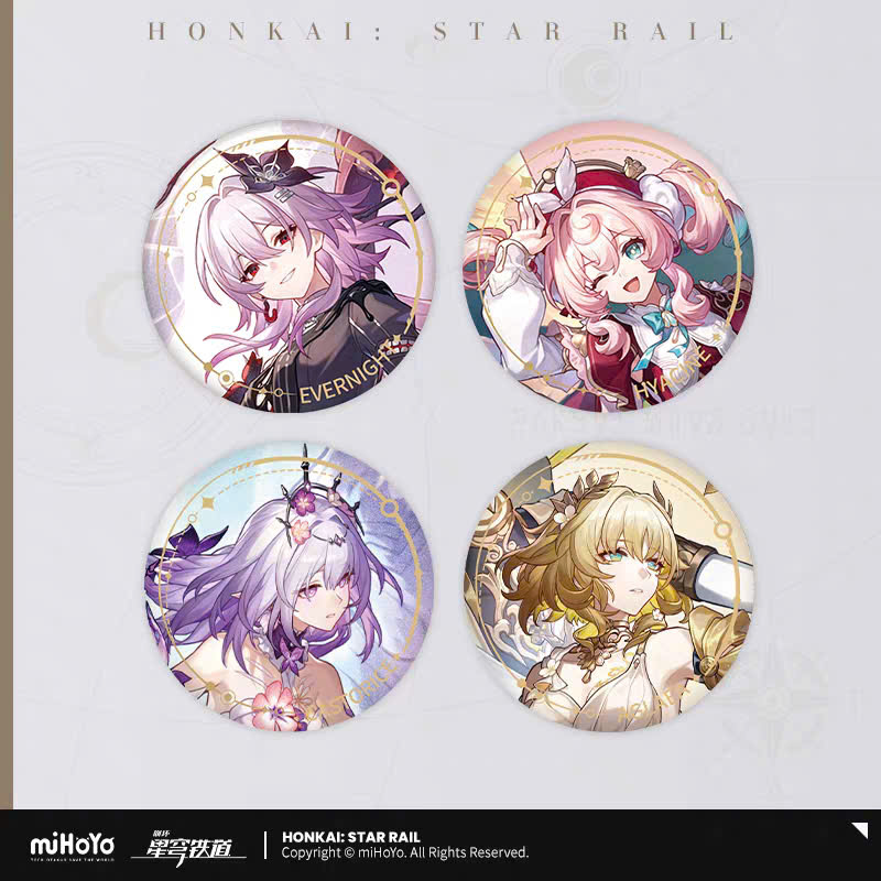 [Pre-order] Honkai: Star Rail – Update List – Path of Remembrance/Vận Mệnh Ký Ức – Badge Kim Loại HSR