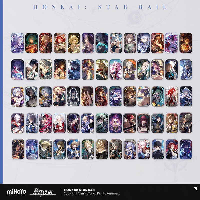 [Pre-order] Honkai: Star Rail – The Fall at Dawn's Rise - Light Cone Series – Badge Chữ Nhật HSR