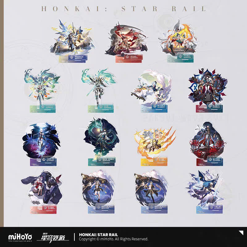 [Pre-order] Honkai: Star Rail – Update List – Series Vận Mệnh Hủy Diệt – Acrylic Standee