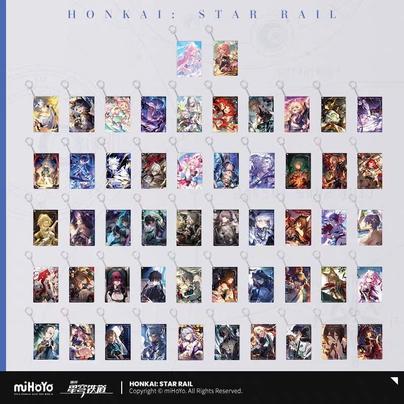 [Pre-order] Honkai: Star Rail – As Tomorrow Became Yesterday – Series Nón Ánh Sáng – Acrylic Pendant