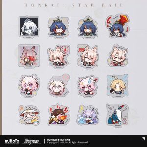 [Pre-order] Honkai: Star Rail – The Fall at Dawn's Rise - Series Triển Lãm Pom Pom – Set Sticker HSR - Image 9