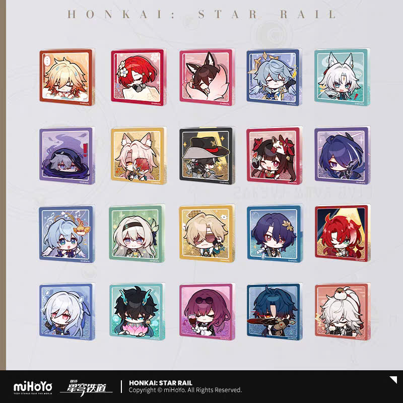 [Pre-order] Honkai: Star Rail – The Fall at Dawn's Rise - Series Triển Lãm Pom Pom – Magnet Cát Chảy HSR
