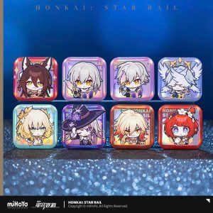 [Pre-order] Honkai: Star Rail - The Fall at Dawn's Rise - Series Triển Lãm Pom Pom - Badge Vuông HSR - Image 2