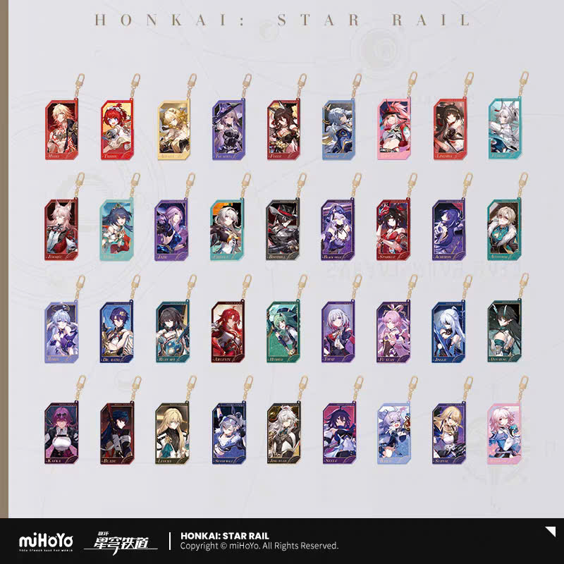 [Pre-order] Honkai: Star Rail - The Fall at Dawn's Rise - Theme Lời Mời Trời Sao - Pendant Cát Chảy Acrylic HSR