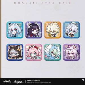 [Pre-order] Honkai: Star Rail - Update List - Series Triển Lãm Pom Pom - Badge Vuông HSR - Image 2