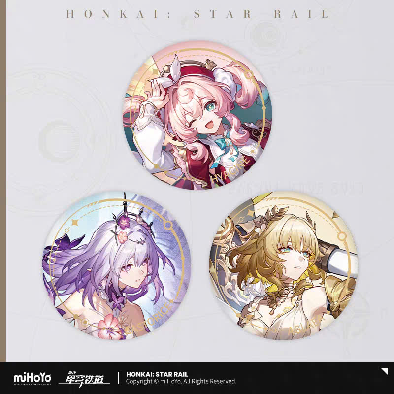 [Pre-order] Honkai: Star Rail – The Fall at Dawn's Rise - Badge Kim Loại HSR