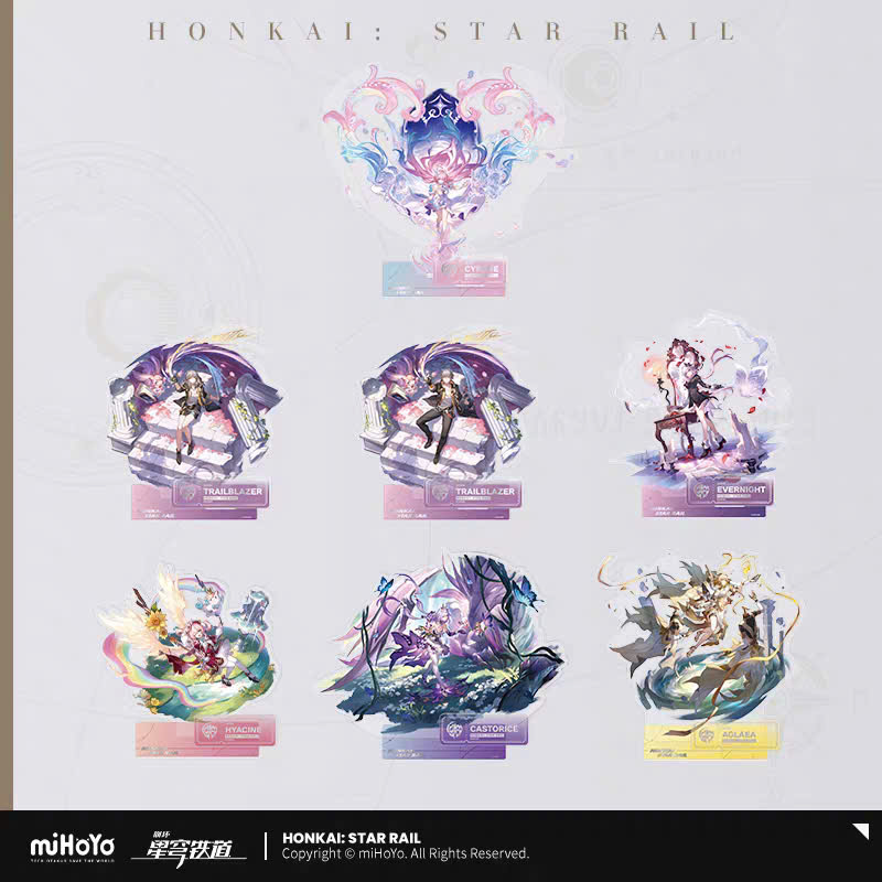 [Pre-order] Honkai: Star Rail – As Tomorrow Became Yesterday – Path of Remembrance/Vận Mệnh Ký Ức – Acrylic Standee