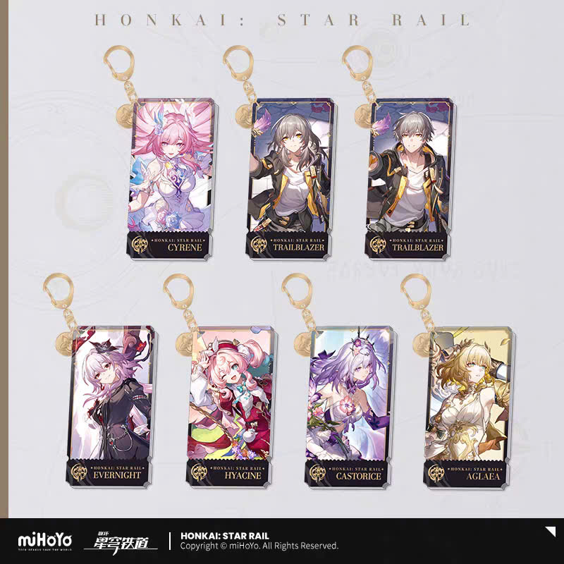 [Pre-order] Honkai: Star Rail – As Tomorrow Became Yesterday – Path of Remembrance/Vận Mệnh Ký Ức – Acrylic Pendant
