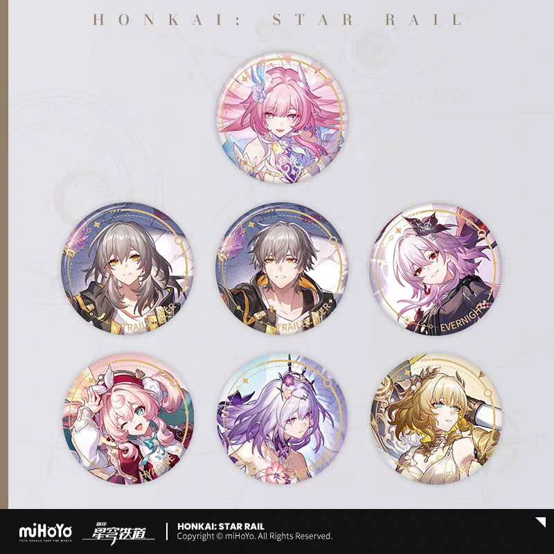[Pre-order] Honkai: Star Rail – As Tomorrow Became Yesterday – Path of Remembrance/Vận Mệnh Ký Ức – Badge Kim Loại