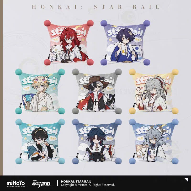 [Pre-order] Honkai: Star Rail – Back to Earth in Evernight - Boys’ Dormitory Series – Vỏ Gối Vuông