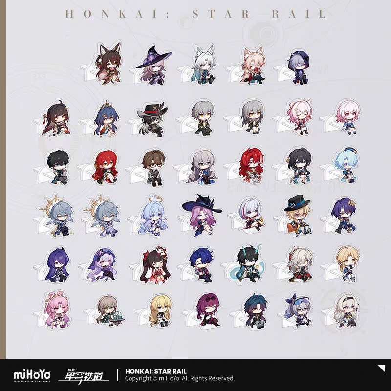 [Pre-order] Honkai: Star Rail – The Fall at Dawn’s Rise – Nameless’ Guest Series – Acrylic Mini Standee/Standee Background HSR