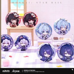 [Pre-order] Honkai: Star Rail – The Fall at Dawn’s Rise – Nameless’ Guest Series – Set Badge Kim Loại HSR - Image 2