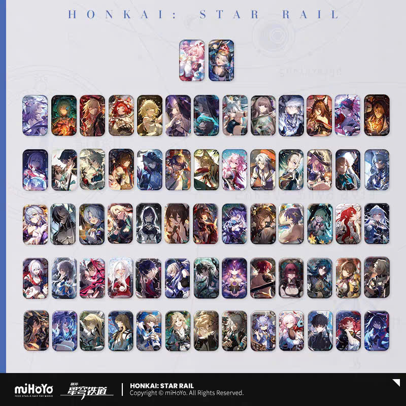 [Pre-order] Honkai: Star Rail – The Fall at Dawn's Rise - Light Cone Series – Badge Chữ Nhật HSR