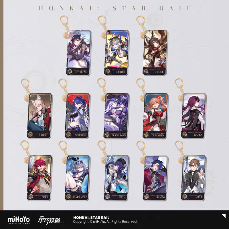[Pre-order] Honkai: Star Rail – Update List – Path of Nihility/Vận Mệnh Hư Vô – Acrylic Keychain HSR