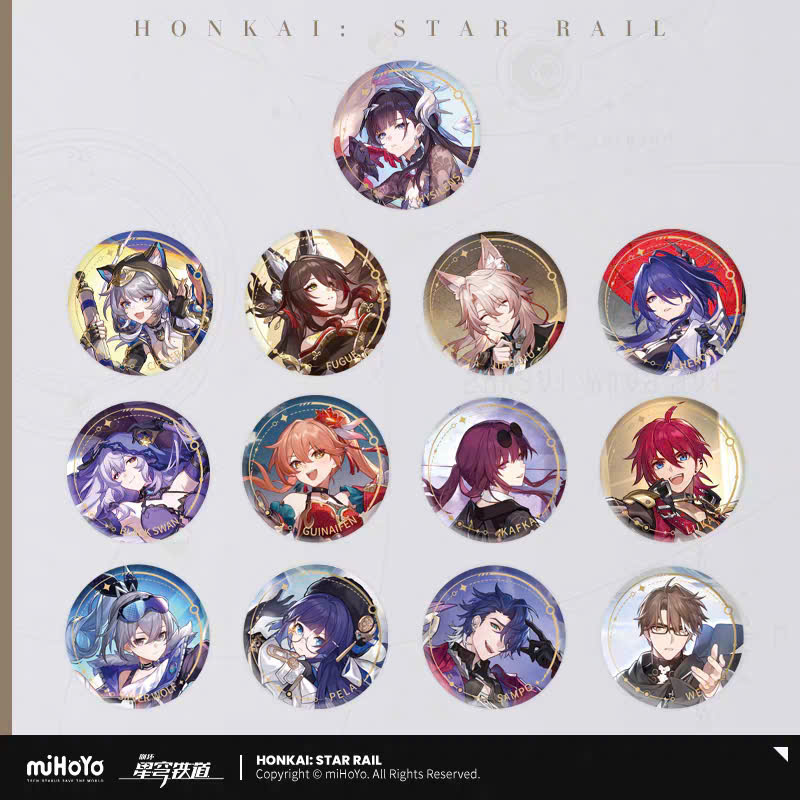 [Pre-order] Honkai: Star Rail – Update List – Path of Nihility/Vận Mệnh Hư Vô – Tinplate Badge HSR