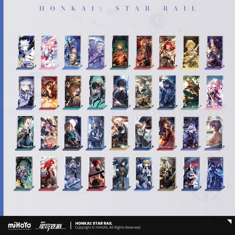 [Pre-order] Honkai: Star Rail – Update List – Series Nón Ánh Sáng – Acrylic Cát Chảy HSR