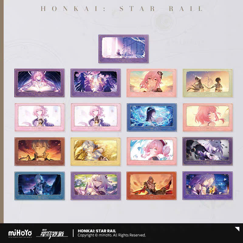 [Pre-order] Honkai: Star Rail – As Tomorrow Became Yesterday – Memories With You Series – Film-Style Cards