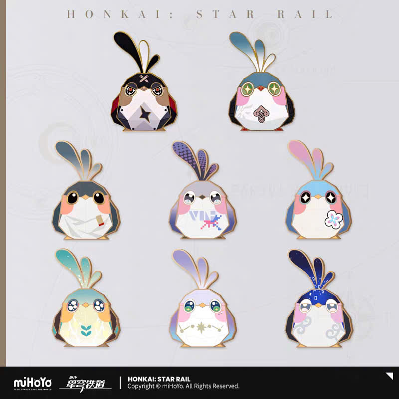 [Pre-order] Honkai: Star Rail – Back to Earth in Evernight – Chim Giấy Cõi Mộng – Metal Bookmark