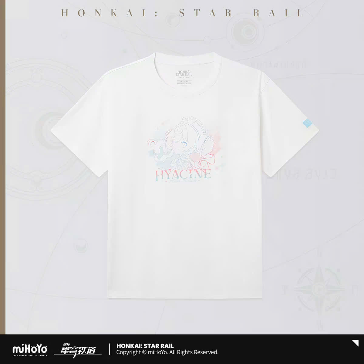 [Pre-order] Honkai: Star Rail – To Roll the Stars in Astropolis – Hyacine – Áo Phông Tay Ngắn