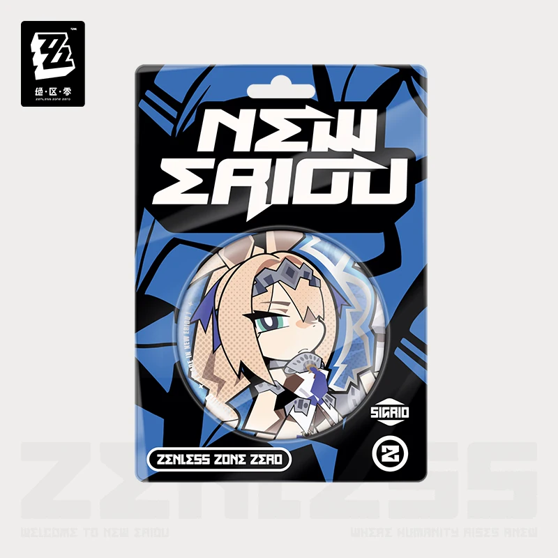 [Pre-order] Zenless Zone Zero – The Long Goodbye – Sigrid – Q-Version Tinplate Badge