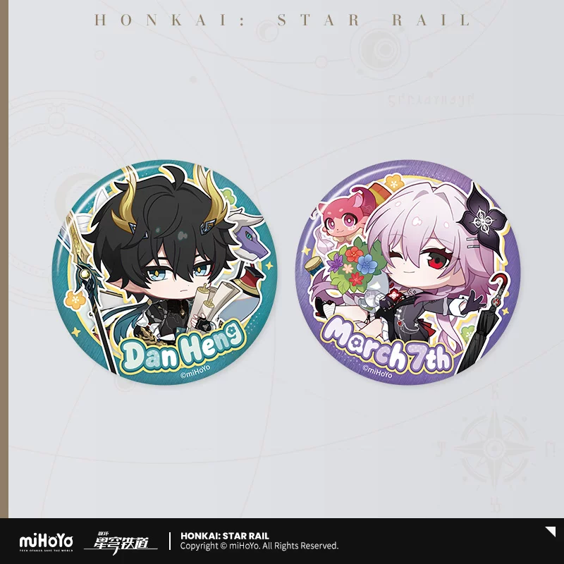 [Pre-order] Honkai: Star Rail – To Roll the Stars in Astropolis – Mid-Autumn Festival Series – Q-Version Tinplate Badge