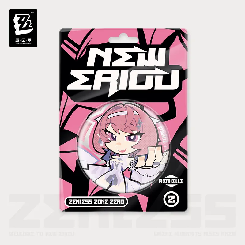 [Pre-order] Zenless Zone Zero – The Long Goodbye – Remielle – Q-Version Tinplate Badge